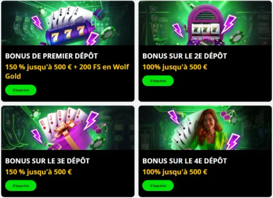Promotions régulières et bonus de dépôt Slot7 Casino